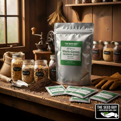 62 Variety Heirloom Seed Package | Deluxe Survival Vault | The Seed Guy