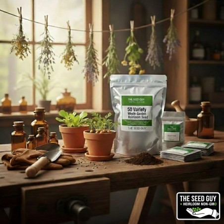 50 Variety Heirloom Seed Package | The Essential Homestead Vault | The Seed Guy