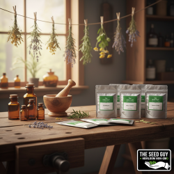 15 Variety Medicinal Herb Heirloom Seed Package | The Seed Guy