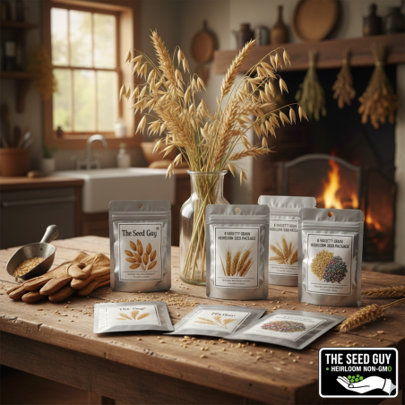 Shop Food Independence: 8 Variety Grain Heirloom Seed Vault | The Seed Guy
