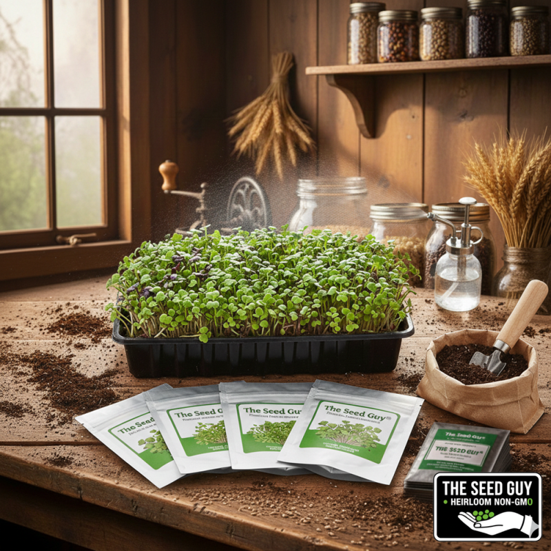 10 Variety Heirloom Microgreen Starter Seed Package 10 Variety Heirloom Microgreen Starter Seed Package