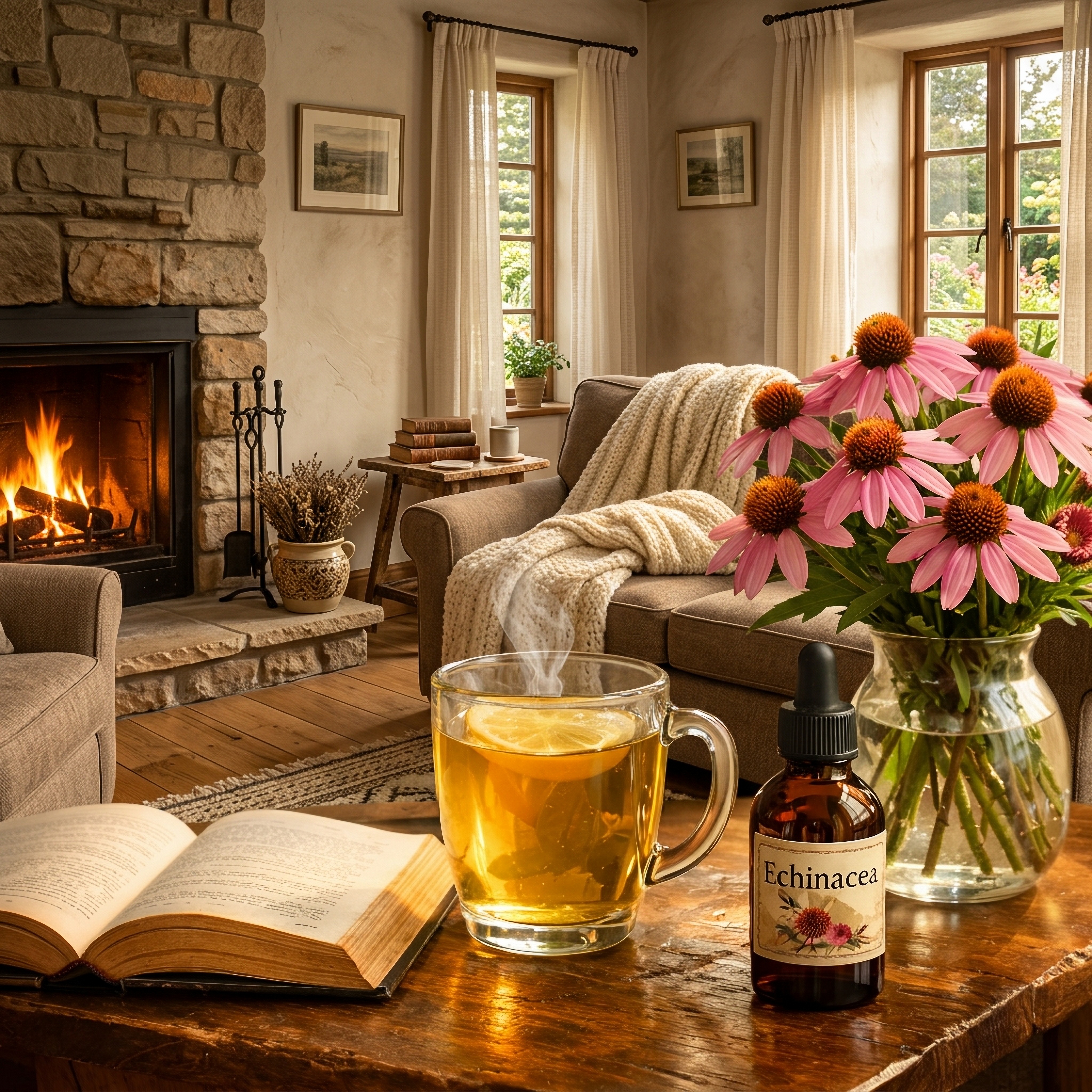 How to make an Echinacea Tincture with Purple Coneflower