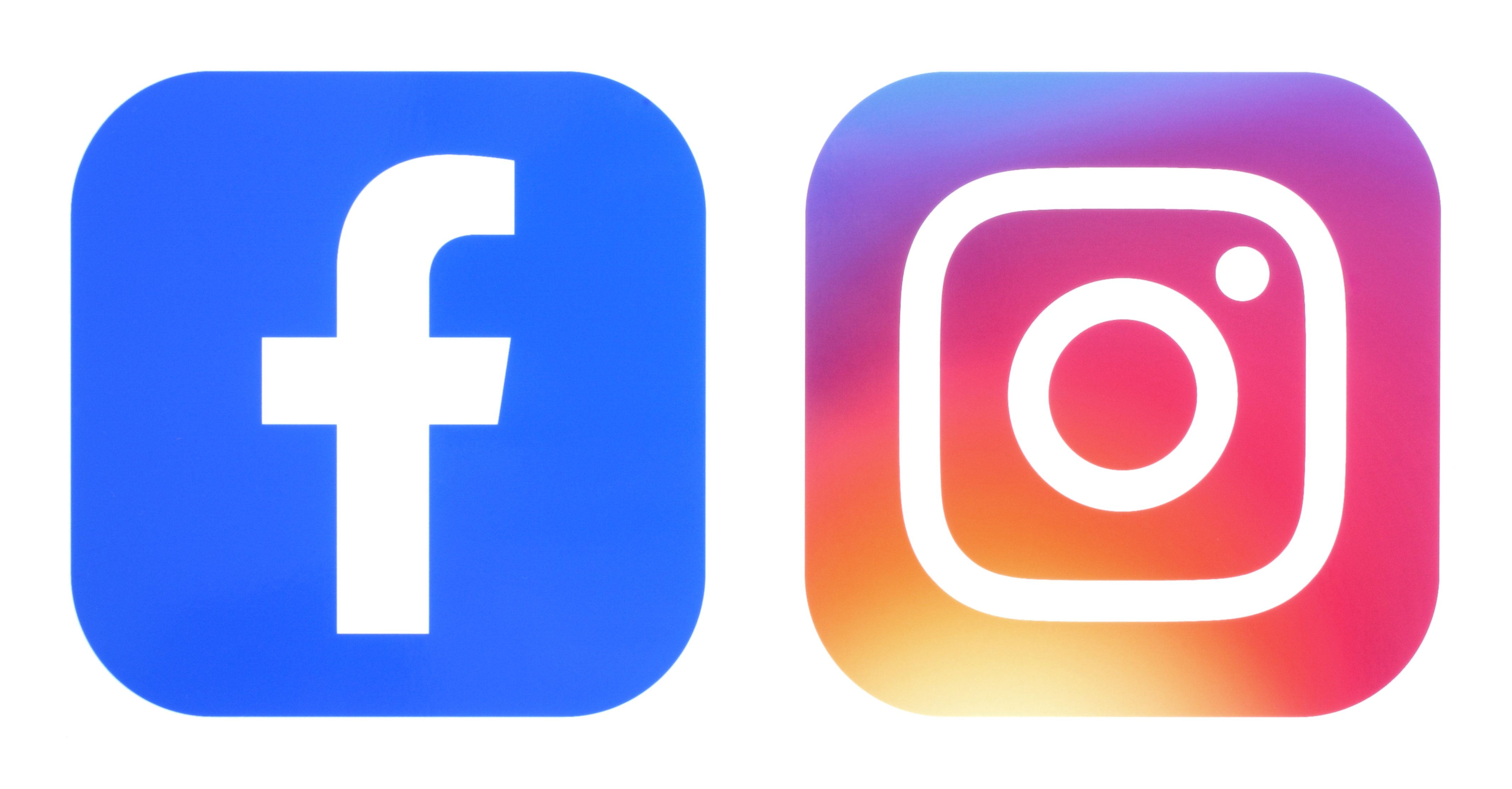 Facebook and Instagram Social Community Icon