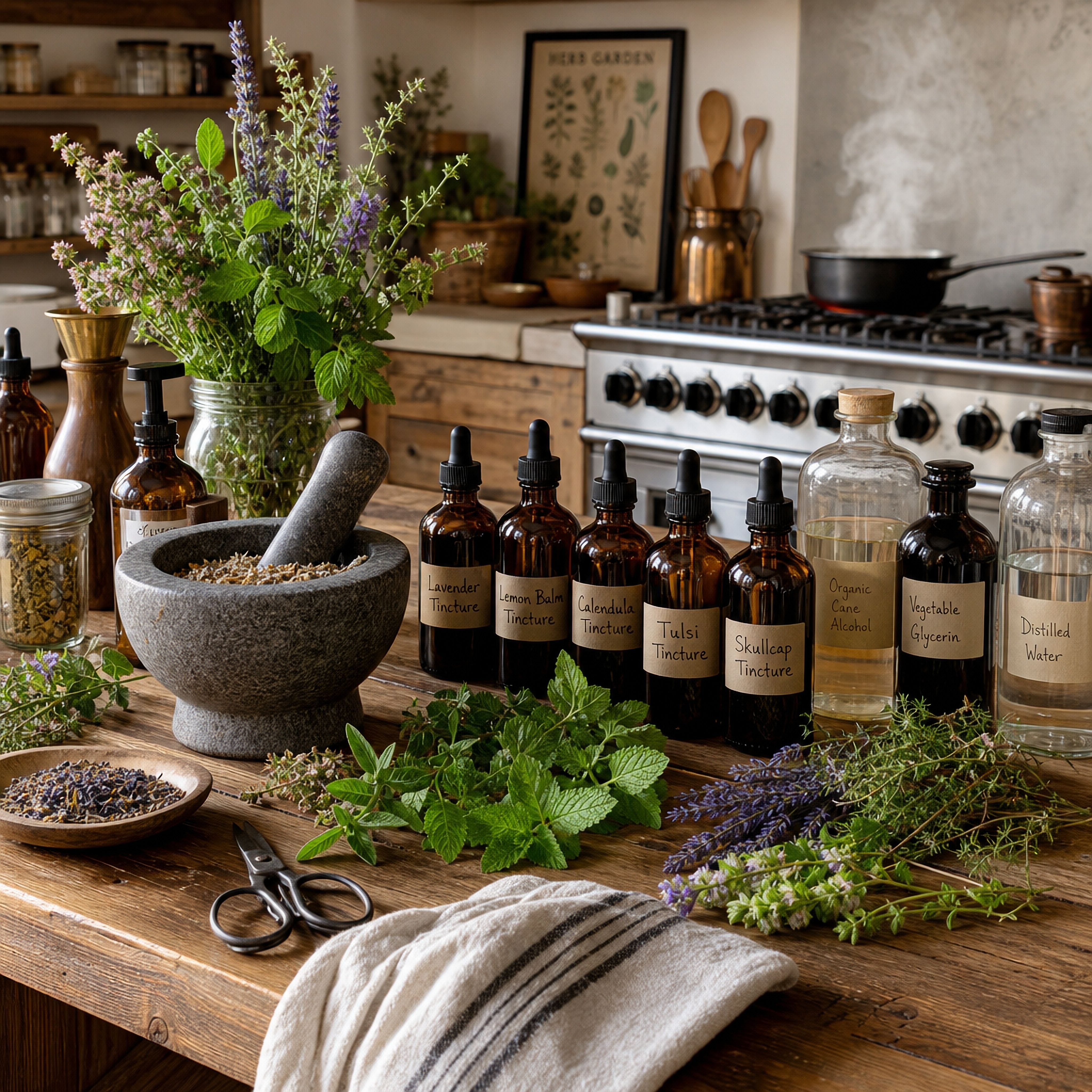 Master Homestead Apothecary Guide to Herbal Teas and Tinctures