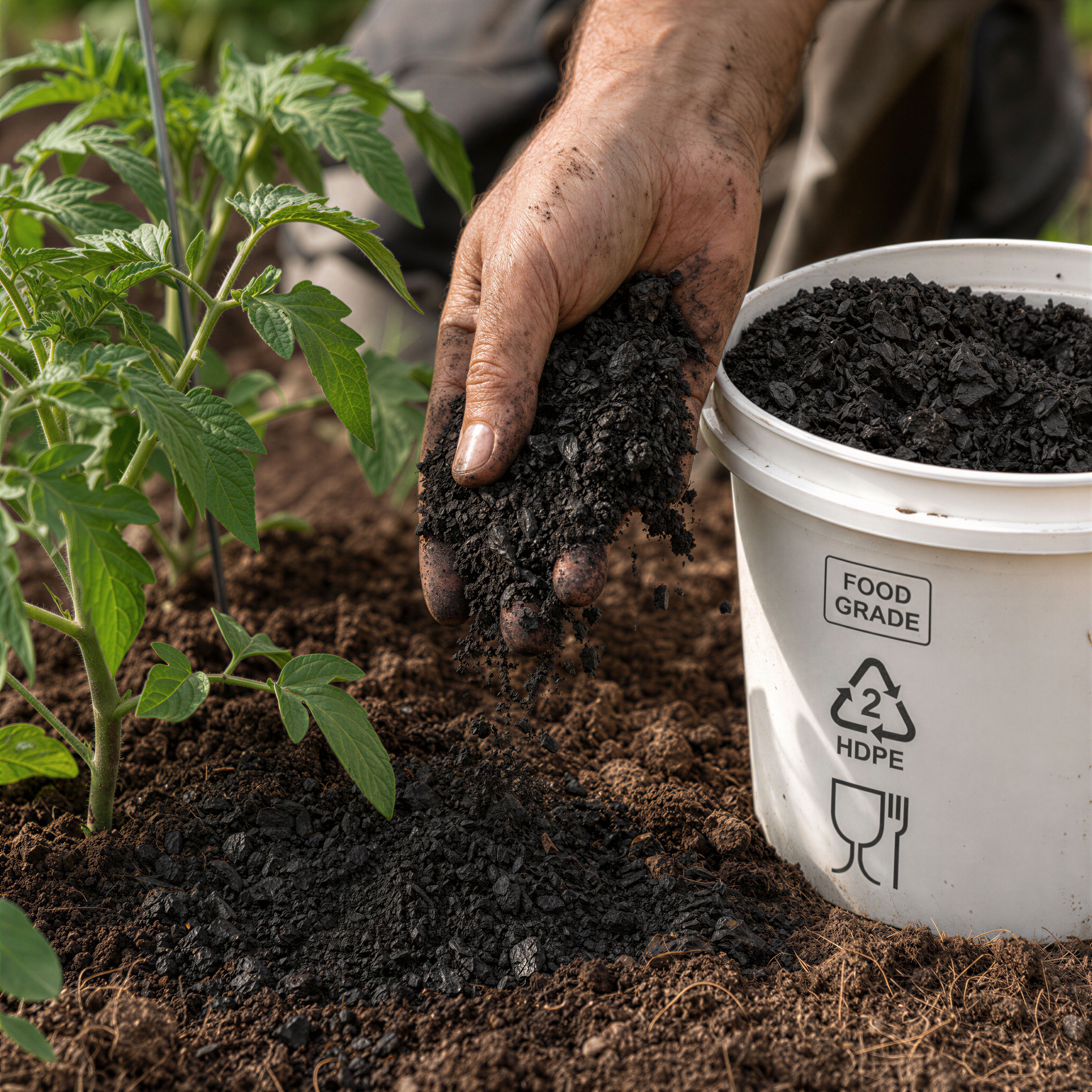 Applying Pre-Charged Biochar to Soil